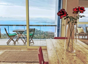 House Sienna of Villa Intaba Best Views Corfiot Riviera Corfu Island Greece Contemporary Design Pool with Spectacular Sea VIEWS close to Ipsos Beach